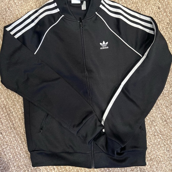 ADIDAS Warm Up Jacket. Black/white. Size small - Picture 3 of 4